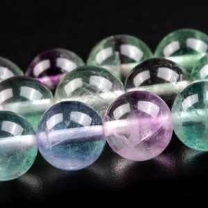 Shop Fluorite Beads! 8M Multicolor Fluorite Beads Grade AA+ Genuine Natural Gemstone Round Loose Beads 14" / 7" Bulk Lot Options (117053) | Natural genuine beads Fluorite beads for beading and jewelry making.  #jewelry #beads #beadedjewelry #diyjewelry #jewelrymaking #beadstore #beading #affiliate #ad