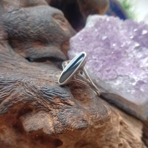 Shop Jet Rings! 925 solid silver and carved whitby jet ring | Natural genuine Jet rings, simple unique handcrafted gemstone rings. #rings #jewelry #shopping #gift #handmade #fashion #style #affiliate #ad