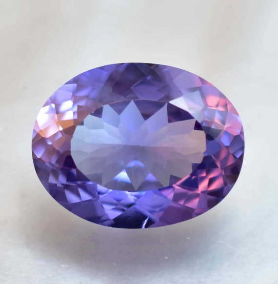Aaa 24 X 19 X 10 Mmflawless 37.85 Ct Natural Git Certified Color-change Alexandrite Perfect Oval Cut Loose Gemstone Making Jewelry & Ring