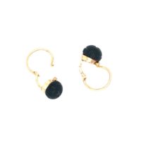 Antique 18ct Rose Gold & Jet Dormeuse Earrings | Natural genuine Gemstone jewelry. Buy crystal jewelry, handmade handcrafted artisan jewelry for women.  Unique handmade gift ideas. #jewelry #beadedjewelry #beadedjewelry #gift #shopping #handmadejewelry #fashion #style #product #jewelry #affiliate #ad
