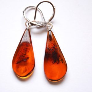 Shop Amber Jewelry! Baltic Amber Earrings – Brown Color | Natural genuine Amber jewelry. Buy crystal jewelry, handmade handcrafted artisan jewelry for women.  Unique handmade gift ideas. #jewelry #beadedjewelry #beadedjewelry #gift #shopping #handmadejewelry #fashion #style #product #jewelry #affiliate #ad