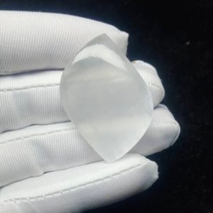 Shop Selenite Cabochons! Beautiful Selenite Cabochon, Natural Selenite Gemstone, Stone For Jewelry, Gemstone For Making Jewelry, Handmade Stone, 41x26x7mm 52.60 Cts | Natural genuine stones & crystals in various shapes & sizes. Buy raw cut, tumbled, or polished gemstones for making jewelry or crystal healing energy vibration raising reiki stones. #crystals #gemstones #crystalhealing #crystalsandgemstones #energyhealing #affiliate #ad