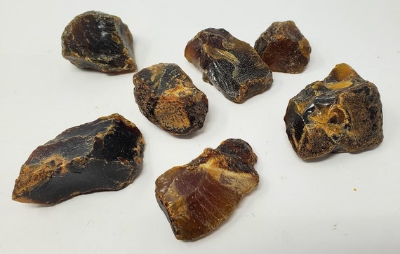 Prehistoric Black Amber, Raw