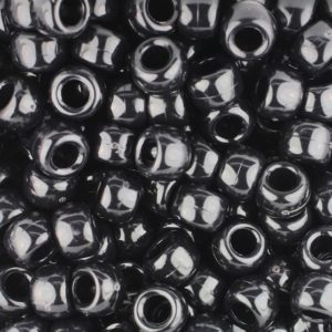 Shop Hemp Jewelry Making Supplies! Black Barrel Beads with large hole, Black Beads for Bracelet, Halloween Beads, Goth Beads for Necklace, Black Kandi Beads, Black Pony Beads | Shop jewelry making and beading supplies, tools & findings for DIY jewelry making and crafts. #jewelrymaking #diyjewelry #jewelrycrafts #jewelrysupplies #beading #affiliate #ad