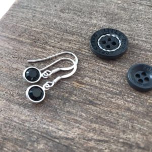 Shop Jet Jewelry! Black drop earrings, silver drop earrings, crystal drop earrings, black crystal earrings, black silver dangle earrings, jet earrings, | Natural genuine Jet jewelry. Buy crystal jewelry, handmade handcrafted artisan jewelry for women.  Unique handmade gift ideas. #jewelry #beadedjewelry #beadedjewelry #gift #shopping #handmadejewelry #fashion #style #product #jewelry #affiliate #ad