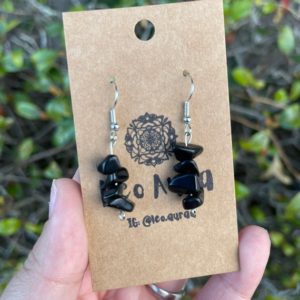 Shop Obsidian Earrings! Black Obsidian Earrings | Natural genuine Obsidian earrings. Buy crystal jewelry, handmade handcrafted artisan jewelry for women.  Unique handmade gift ideas. #jewelry #beadedearrings #beadedjewelry #gift #shopping #handmadejewelry #fashion #style #product #earrings #affiliate #ad