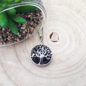 Shop Black Tourmaline Necklaces! Black Tourmaline Necklace Tree of Life – Tourmaline and Silver – Black Tourmaline Necklace for Woman, Tourmaline Tree Pendant Gift for Her | Natural genuine Black Tourmaline necklaces. Buy crystal jewelry, handmade handcrafted artisan jewelry for women.  Unique handmade gift ideas. #jewelry #beadednecklaces #beadedjewelry #gift #shopping #handmadejewelry #fashion #style #product #necklaces #affiliate #ad