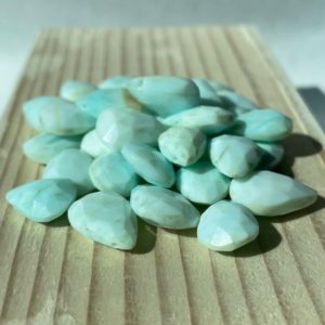 Shop Opal Bead Shapes! Blue Opal Teardrop Beads Top Drilled Faceted 15x10mm | Natural genuine other-shape Opal beads for beading and jewelry making.  #jewelry #beads #beadedjewelry #diyjewelry #jewelrymaking #beadstore #beading #affiliate #ad