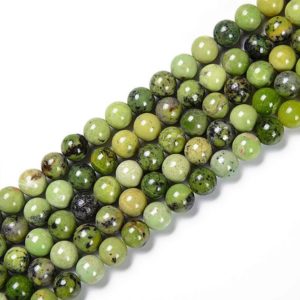Shop Chrysoprase Round Beads! Chinese Chrysoprase Round Beads | Natural Gemstone Loose Beads | Sold by 15 Inch Strand | Size 6mm 8mm 10mm | Natural genuine round Chrysoprase beads for beading and jewelry making.  #jewelry #beads #beadedjewelry #diyjewelry #jewelrymaking #beadstore #beading #affiliate #ad