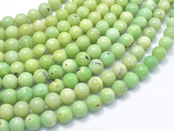 Chrysoprase 8mm (7.8mm) Round Beads, 15.5 Inch, Full Strand, Approx 50-52 Beads, Hole 1mm(190054009)