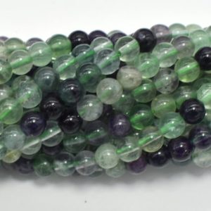 Shop Fluorite Round Beads! Fluorite Beads, Rainbow Fluorite, 6mm, Round Beads, 15 Inch, Full strand, Approx. 63 beads, Hole 1 mm (224054009) | Natural genuine round Fluorite beads for beading and jewelry making.  #jewelry #beads #beadedjewelry #diyjewelry #jewelrymaking #beadstore #beading #affiliate #ad