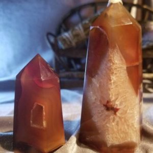 Shop Carnelian Points & Wands! Genuine Carnelian Tower | Beautiful Carnelian Wand | Genuine Gemstone Crystal | Natural genuine stones & crystals in various shapes & sizes. Buy raw cut, tumbled, or polished gemstones for making jewelry or crystal healing energy vibration raising reiki stones. #crystals #gemstones #crystalhealing #crystalsandgemstones #energyhealing #affiliate #ad