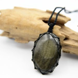 Shop Golden Obsidian Necklaces! Gold Fire Obsidian Necklace, Golden Obsidian Sun Necklace- Sun Stone Jewelry, Eco Friendly Gifts/ Birthday Gift for Boyfriend, Men's Pendant | Natural genuine Golden Obsidian necklaces. Buy crystal jewelry, handmade handcrafted artisan jewelry for women.  Unique handmade gift ideas. #jewelry #beadednecklaces #beadedjewelry #gift #shopping #handmadejewelry #fashion #style #product #necklaces #affiliate #ad