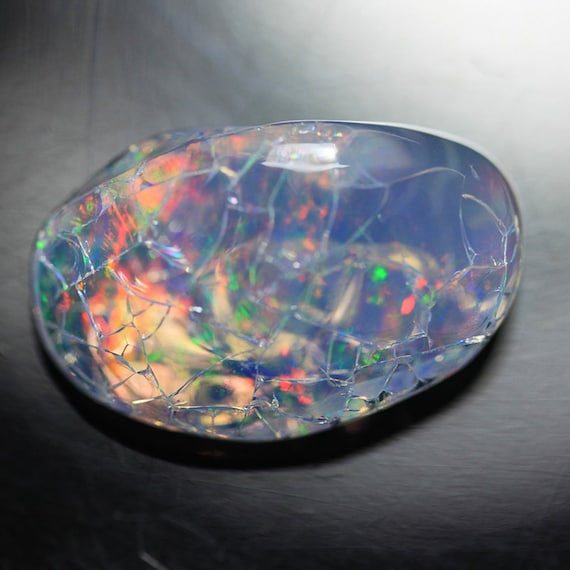 Gorgeous 10.77ct Natural Mexican Jelly Opal Tumble Shape Rubble Quality Antic Piece