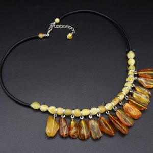 Shop Amber Necklaces! Gorgeous necklace made of natural amber – Multicolor Ukrainian amber raw – Handmade Jewelry | Natural genuine Amber necklaces. Buy crystal jewelry, handmade handcrafted artisan jewelry for women.  Unique handmade gift ideas. #jewelry #beadednecklaces #beadedjewelry #gift #shopping #handmadejewelry #fashion #style #product #necklaces #affiliate #ad