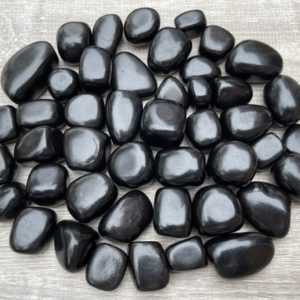 Shop Jet Stones & Crystals! Grade A++ Jet Tumbled Stones, 0.75-1.5 inch Tumbled Jet Stones, Jet Crystals, Healing Crystals, Pick a Weight | Natural genuine stones & crystals in various shapes & sizes. Buy raw cut, tumbled, or polished gemstones for making jewelry or crystal healing energy vibration raising reiki stones. #crystals #gemstones #crystalhealing #crystalsandgemstones #energyhealing #affiliate #ad
