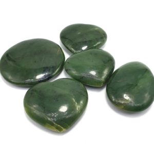 Shop Jade Shapes! Green Color Beautiful Nephrite Jade Palms And Hearts 457 Grams | Natural genuine stones & crystals in various shapes & sizes. Buy raw cut, tumbled, or polished gemstones for making jewelry or crystal healing energy vibration raising reiki stones. #crystals #gemstones #crystalhealing #crystalsandgemstones #energyhealing #affiliate #ad