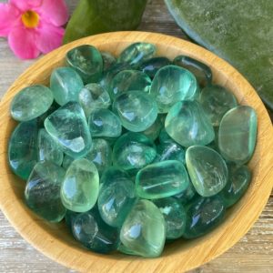 Shop Tumbled Fluorite Crystals & Pocket Stones! Green Fluorite Tumbled Stones (~0.8"- 1.2") – Fluorite Green – Healing Crystals and Stones – Heart Chakra | Natural genuine stones & crystals in various shapes & sizes. Buy raw cut, tumbled, or polished gemstones for making jewelry or crystal healing energy vibration raising reiki stones. #crystals #gemstones #crystalhealing #crystalsandgemstones #energyhealing #affiliate #ad