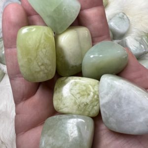 Shop Tumbled Jade Crystals & Pocket Stones! Jade tumble | Natural genuine stones & crystals in various shapes & sizes. Buy raw cut, tumbled, or polished gemstones for making jewelry or crystal healing energy vibration raising reiki stones. #crystals #gemstones #crystalhealing #crystalsandgemstones #energyhealing #affiliate #ad