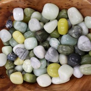 Shop Tumbled Jade Crystals & Pocket Stones! Jade Tumble (Please read description) | Natural genuine stones & crystals in various shapes & sizes. Buy raw cut, tumbled, or polished gemstones for making jewelry or crystal healing energy vibration raising reiki stones. #crystals #gemstones #crystalhealing #crystalsandgemstones #energyhealing #affiliate #ad