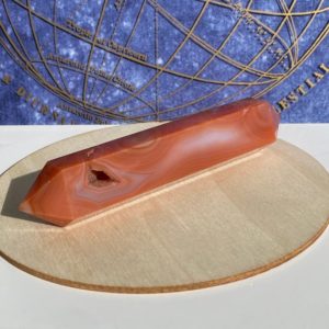 Shop Carnelian Points & Wands! Large Carnelian Agate DT | Double Point | Wand | Natural genuine stones & crystals in various shapes & sizes. Buy raw cut, tumbled, or polished gemstones for making jewelry or crystal healing energy vibration raising reiki stones. #crystals #gemstones #crystalhealing #crystalsandgemstones #energyhealing #affiliate #ad
