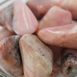Shop Tumbled Opal Crystals & Pocket Stones! Large Grade C Pink Opal Tumbled Stone, Pink Opal Tumble | Natural genuine stones & crystals in various shapes & sizes. Buy raw cut, tumbled, or polished gemstones for making jewelry or crystal healing energy vibration raising reiki stones. #crystals #gemstones #crystalhealing #crystalsandgemstones #energyhealing #affiliate #ad