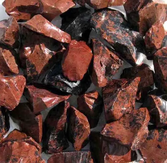 Mahagoniobsidian, Mahagoni Obsidian Ab 300g, Rohsteine Minerale Wasseraufbereitung (1 Kg = 28,67 Eur)