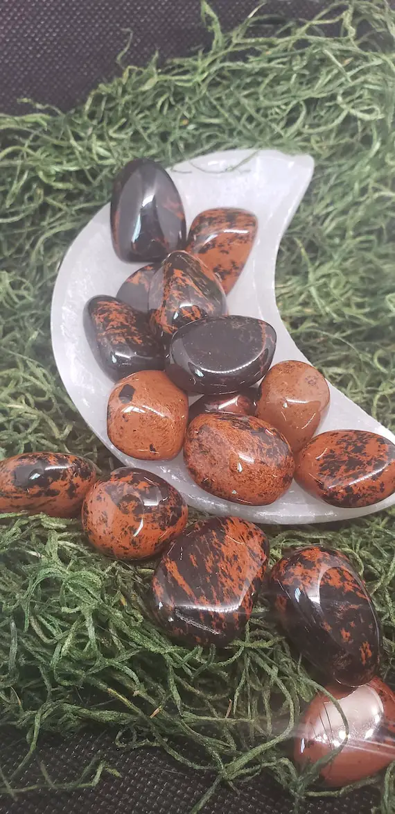 Mahogany Obsidian Tumbled Stone