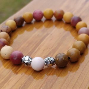 Shop Mookaite Jasper Bracelets! Mookaite Jasper Bracelet. Slows Aging, Protective & Encourages Adventure. Matte beads. Top Quality. | Natural genuine Mookaite Jasper bracelets. Buy crystal jewelry, handmade handcrafted artisan jewelry for women.  Unique handmade gift ideas. #jewelry #beadedbracelets #beadedjewelry #gift #shopping #handmadejewelry #fashion #style #product #bracelets #affiliate #ad