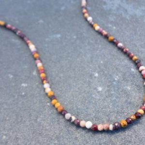 Shop Mookaite Jasper Necklaces! Mookaite Jasper Necklace, Mookaite Beaded Necklace, Dainty Jasper Gemstone Choker, Genuine Jasper Choker, Necklace for Women, Gift for Her | Natural genuine Mookaite Jasper necklaces. Buy crystal jewelry, handmade handcrafted artisan jewelry for women.  Unique handmade gift ideas. #jewelry #beadednecklaces #beadedjewelry #gift #shopping #handmadejewelry #fashion #style #product #necklaces #affiliate #ad