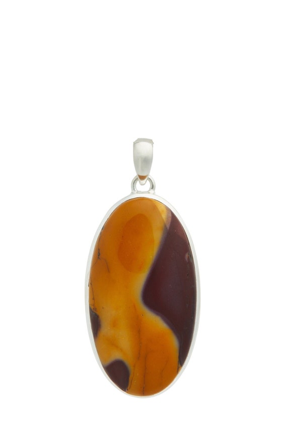 Mookaite Jasper Pendant Sterling Silver - Mookaite Stone Necklace - Healing Crystals And Stones - Mookaite Jasper Crystal - Mookaite 594