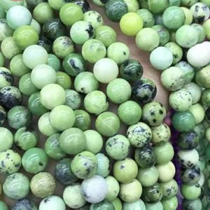 Shop Chrysoprase Round Beads! Natural Chrysoprase Round Beads,Chrysoprase Beads,Natural beads,15'' per strand,6mm 8mm 10mm | Natural genuine round Chrysoprase beads for beading and jewelry making.  #jewelry #beads #beadedjewelry #diyjewelry #jewelrymaking #beadstore #beading #affiliate #ad
