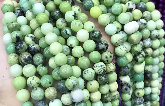 Natural Chrysoprase Round Beads,chrysoprase Beads,natural Beads,15'' Per Strand,6mm 8mm 10mm