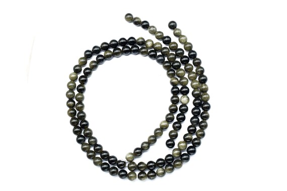 Natural Golden Obsidian Smooth Beads,aaa Quality,jewelry Making Crafts,obsidian Round Ball,handmade Jewelry,obsidian Loose Beads,wholesale