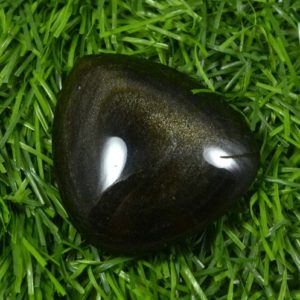 Natural  Golden sheen Obsidian Cabochon AAA+ Golden Obsidian Gemstone Loose stone Top Quality Obsidian 140cts 44X39X14MM Loose  Gemstone | Natural genuine stones & crystals in various shapes & sizes. Buy raw cut, tumbled, or polished gemstones for making jewelry or crystal healing energy vibration raising reiki stones. #crystals #gemstones #crystalhealing #crystalsandgemstones #energyhealing #affiliate #ad