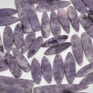 Shop Lepidolite Cabochons! Natural Lepidolite Cabochon Pair, Designer Purple Lepidolite Earrings Stone, Wholesale Lepidolite Crystal earring, Mix Shapes, 20mm to 60mm | Natural genuine stones & crystals in various shapes & sizes. Buy raw cut, tumbled, or polished gemstones for making jewelry or crystal healing energy vibration raising reiki stones. #crystals #gemstones #crystalhealing #crystalsandgemstones #energyhealing #affiliate #ad