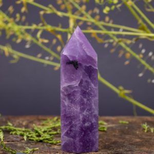 Shop Lepidolite Points & Wands! Natural Lepidolite Crystal Tower – Lepidolite Tower Crystal Gifts – Healing Crystals Spiritual Gifts | Natural genuine stones & crystals in various shapes & sizes. Buy raw cut, tumbled, or polished gemstones for making jewelry or crystal healing energy vibration raising reiki stones. #crystals #gemstones #crystalhealing #crystalsandgemstones #energyhealing #affiliate #ad
