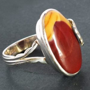 Shop Mookaite Jasper Rings! Natural Mookaite Jasper Gemstone Women's Ring, 925 Solid Sterling Silver Ring, Anniversary Jewellery, Gifts, Men's Ring, Girls Ring FSJ-2787 | Natural genuine Mookaite Jasper rings, simple unique handcrafted gemstone rings. #rings #jewelry #shopping #gift #handmade #fashion #style #affiliate #ad