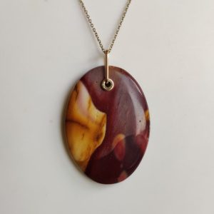 Natural Mookaite Jasper Pendant, 14K Solid Gold Mookaite Jasper Pendant, Yellow Gold Necklace, Mookaite Jasper Jewelry, June July Birthstone | Natural genuine Mookaite Jasper pendants. Buy crystal jewelry, handmade handcrafted artisan jewelry for women.  Unique handmade gift ideas. #jewelry #beadedpendants #beadedjewelry #gift #shopping #handmadejewelry #fashion #style #product #pendants #affiliate #ad