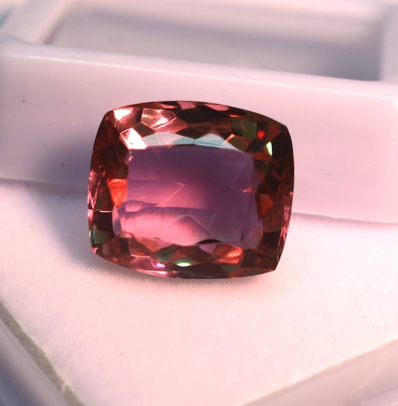 Natural Multi Color Changing Alexandrite Cushion Shape 12-13 Ct Certified Loose Gemstone, Best Sale Going On.