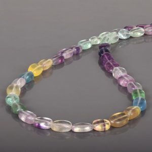 Shop Fluorite Necklaces! 1 Strand Natural Multi Stone Necklace Rainbow Fluorite Gemstone Beaded Necklace For Women's Healing Crystal Fluorite Beads Jewelry Gift Set | Natural genuine Fluorite necklaces. Buy crystal jewelry, handmade handcrafted artisan jewelry for women.  Unique handmade gift ideas. #jewelry #beadednecklaces #beadedjewelry #gift #shopping #handmadejewelry #fashion #style #product #necklaces #affiliate #ad