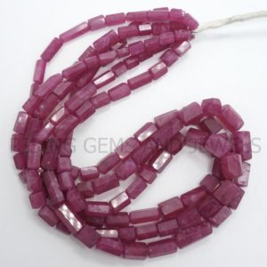 Shop Ruby Chip & Nugget Beads! Natural Ruby Nugget, Faceted Nugget Shape Ruby beads, 5.5*8 – 9*11 MM rare ruby nugget beads, wholesale jewelry making bead | Natural genuine chip Ruby beads for beading and jewelry making.  #jewelry #beads #beadedjewelry #diyjewelry #jewelrymaking #beadstore #beading #affiliate #ad