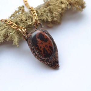 Shop Mahogany Obsidian Pendants! obsidian pendant necklace, mahogany obsidian pendant, precious stone jewelry, birthday gift for mom unique, nature inspired jewelry for her | Natural genuine Mahogany Obsidian pendants. Buy crystal jewelry, handmade handcrafted artisan jewelry for women.  Unique handmade gift ideas. #jewelry #beadedpendants #beadedjewelry #gift #shopping #handmadejewelry #fashion #style #product #pendants #affiliate #ad