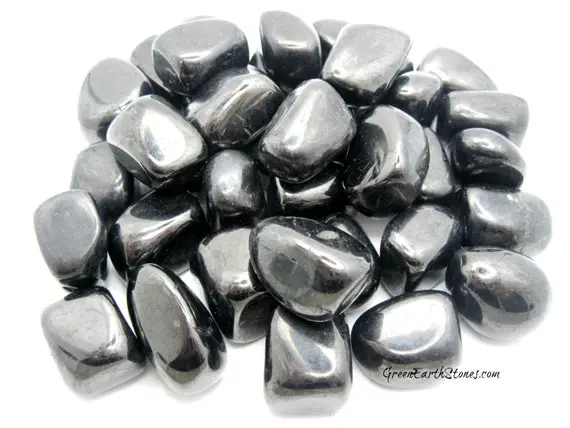 One Large Jet Tumbled Stone, Crystal Healing, Rock Hound, Reiki, Wicca, Crystal Grids, Feng Shui, Black, Fossillized, Psychic