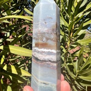 Shop Ocean Jasper Points & Wands! Pastel Ocean Jasper Point – Polished | Natural genuine stones & crystals in various shapes & sizes. Buy raw cut, tumbled, or polished gemstones for making jewelry or crystal healing energy vibration raising reiki stones. #crystals #gemstones #crystalhealing #crystalsandgemstones #energyhealing #affiliate #ad