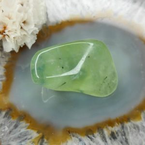 Shop Tumbled Prehnite Crystals & Pocket Stones! Natural Prehnite Tumbled Stone | Natural genuine stones & crystals in various shapes & sizes. Buy raw cut, tumbled, or polished gemstones for making jewelry or crystal healing energy vibration raising reiki stones. #crystals #gemstones #crystalhealing #crystalsandgemstones #energyhealing #affiliate #ad