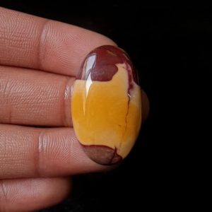 Shop Mookaite Jasper Cabochons! Pretty Mookaite Stone – Mookaite jasper Gemstone  – Mookaite Cabochon – Loose Oval shape Mookaite cab for Making Jewelry 33x20x7-mm/TNG-90 | Natural genuine stones & crystals in various shapes & sizes. Buy raw cut, tumbled, or polished gemstones for making jewelry or crystal healing energy vibration raising reiki stones. #crystals #gemstones #crystalhealing #crystalsandgemstones #energyhealing #affiliate #ad