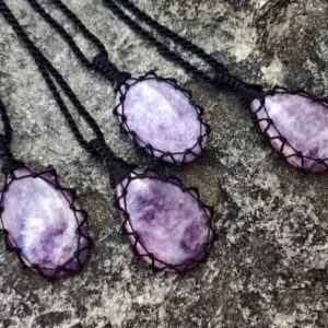 Shop Lepidolite Pendants! Purple Lepidolite Pendant Necklace, Lilac Necklace, Boho Crystal Jewelry, Relaxation Crystal Gifts for Women & Men, Natural Stone Jewelry | Natural genuine Lepidolite pendants. Buy crystal jewelry, handmade handcrafted artisan jewelry for women.  Unique handmade gift ideas. #jewelry #beadedpendants #beadedjewelry #gift #shopping #handmadejewelry #fashion #style #product #pendants #affiliate #ad