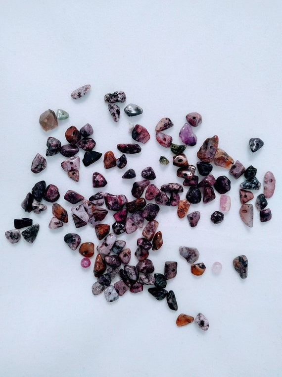 Purple Marbled Sugilite Beads | Natural Gemstone Beads | Nugget Beads | 110 Loose Beads | Semi-precious Beads | Jewelry Making Supplies