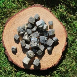 Shop Raw & Rough Pyrite Stones! Pyrite Raw Cubic Pieces | Natural genuine stones & crystals in various shapes & sizes. Buy raw cut, tumbled, or polished gemstones for making jewelry or crystal healing energy vibration raising reiki stones. #crystals #gemstones #crystalhealing #crystalsandgemstones #energyhealing #affiliate #ad